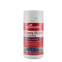Goodhealth好健康蓝莓越橘叶黄素护眼胶囊60粒
